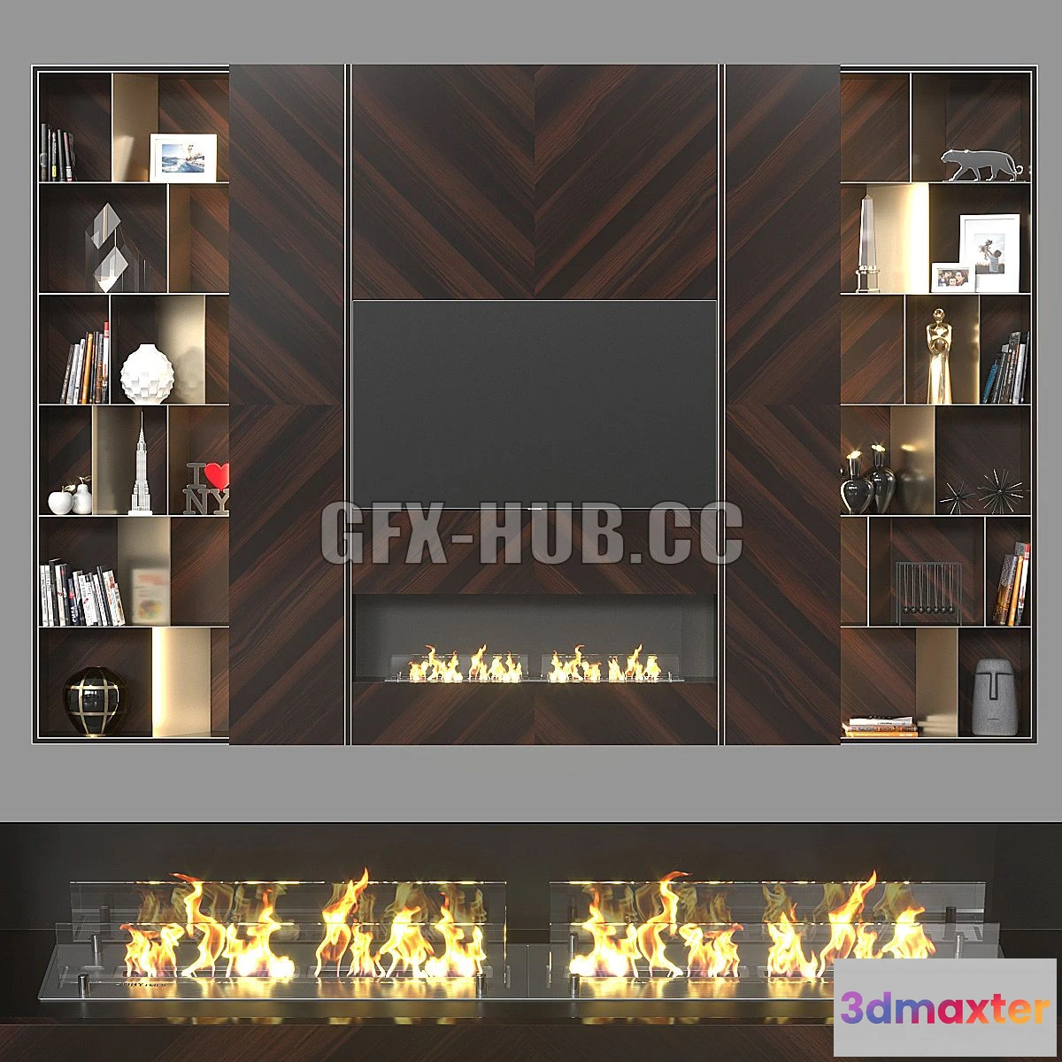 1564417 - TV wall 038 3D Max