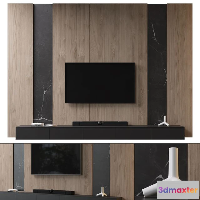 1564990 - TV Wall set 812 3D Max