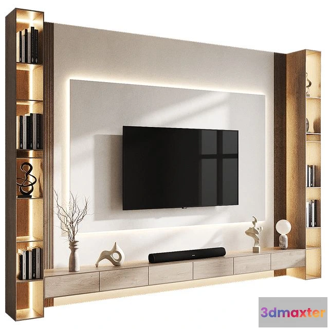 1569046 - Tv Wall 089 3D Max