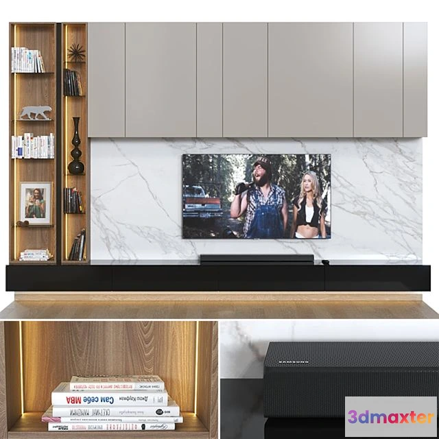 1569320 - TV wall 009 3D Max