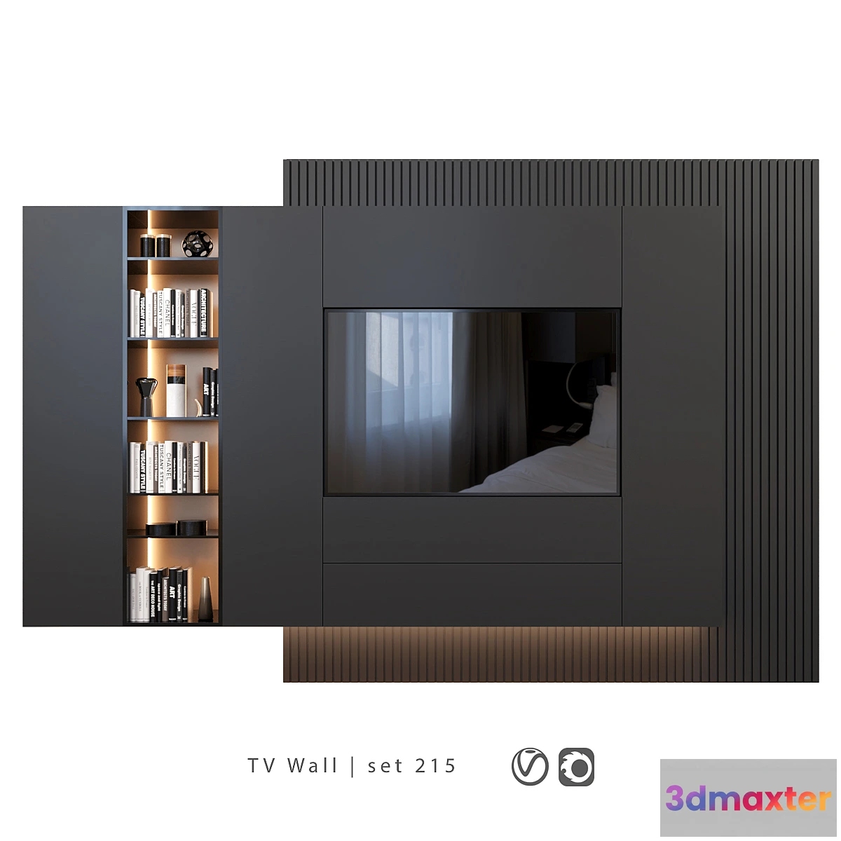 562831 - TV Wall  set 215