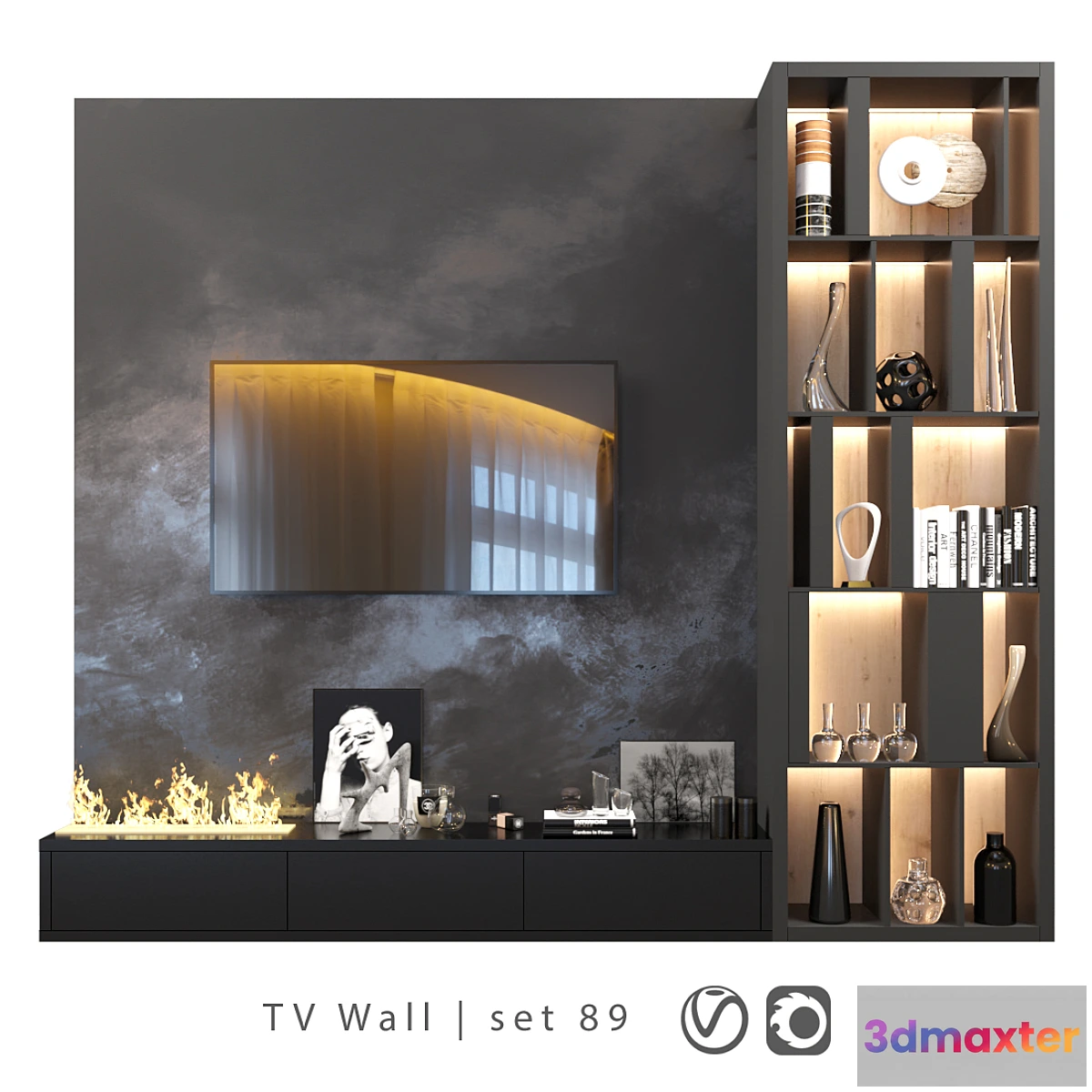 562885 - TV Wall  set 89