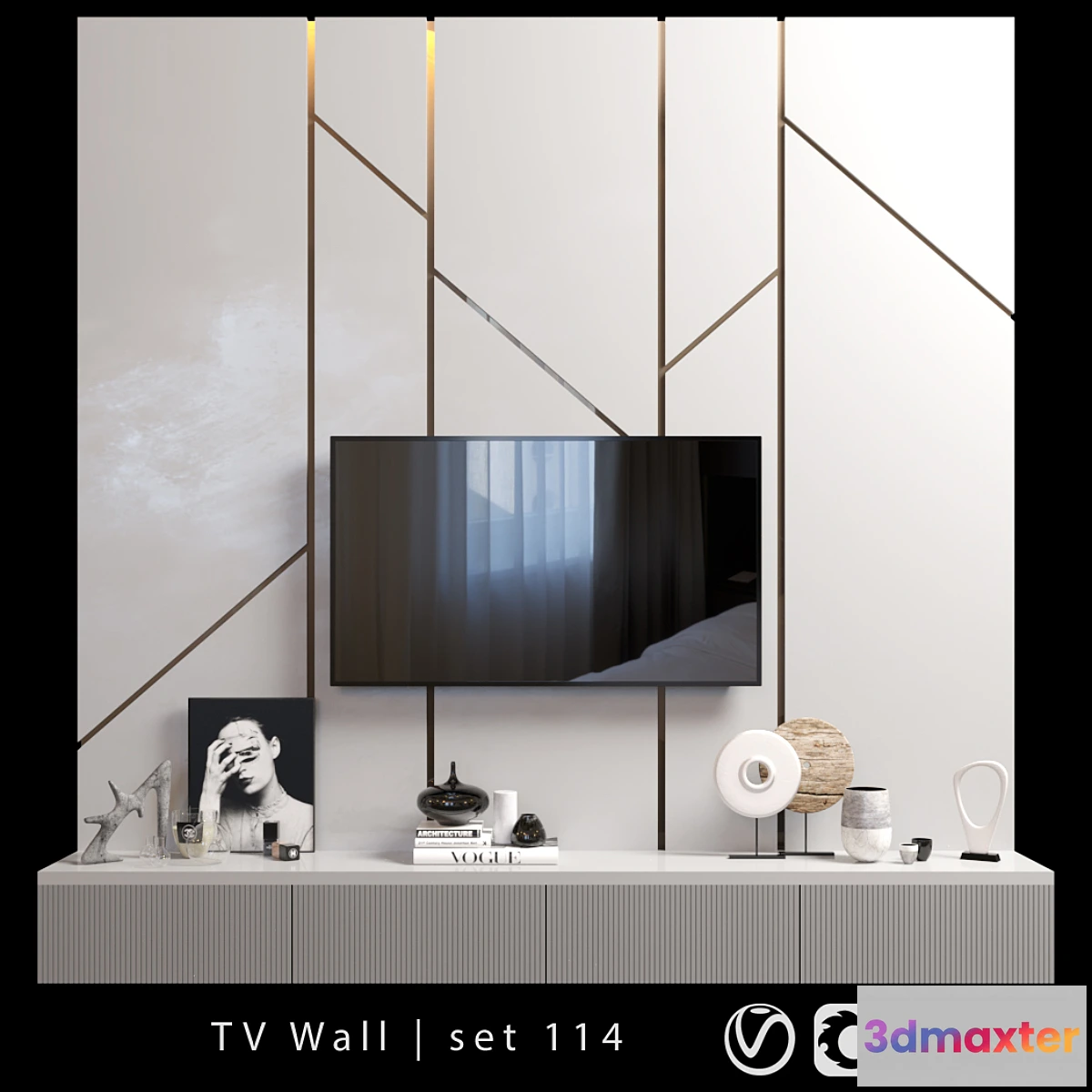562965 - TV Wall  set 114