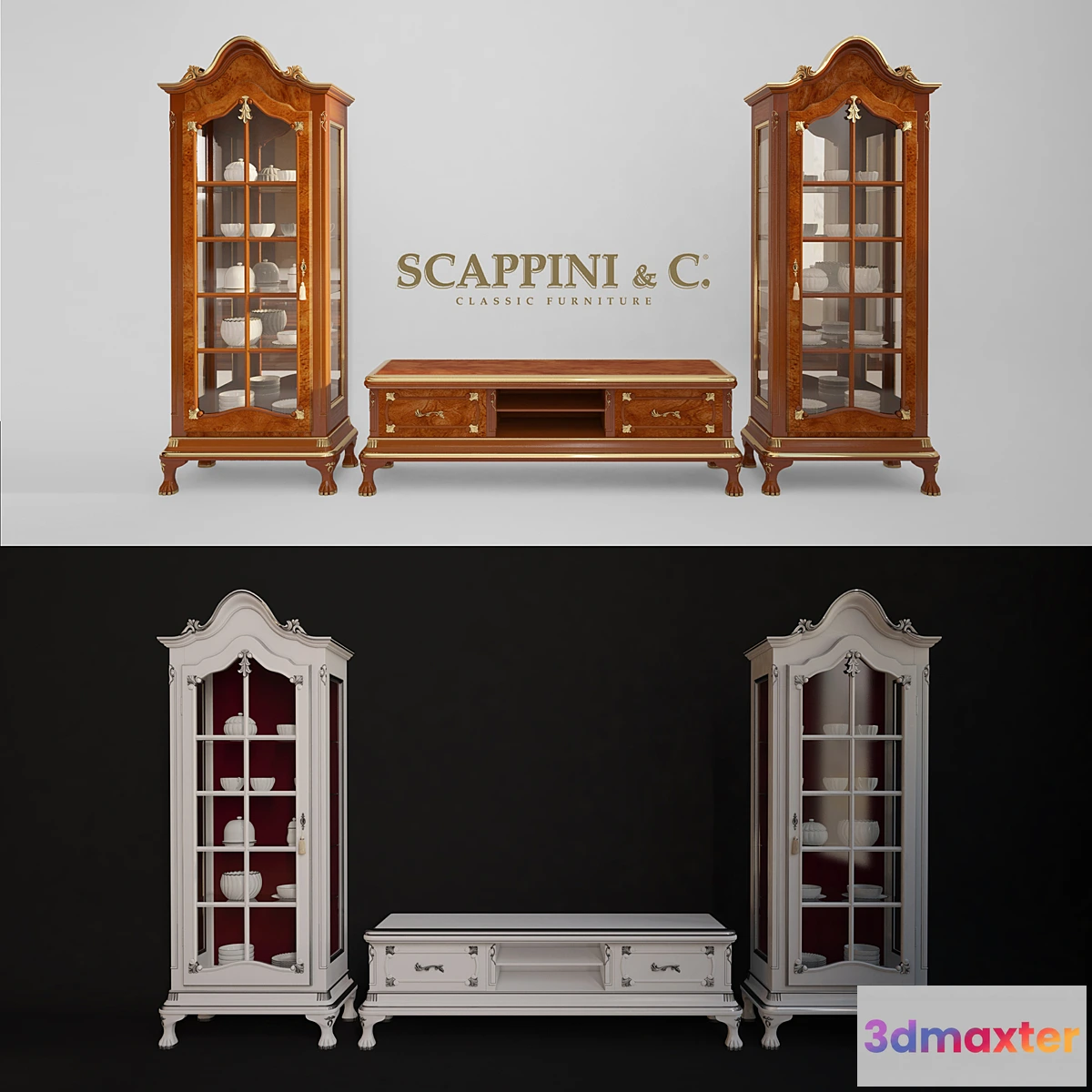 589824 - SCAPPINI SHOWCASE TV Stand