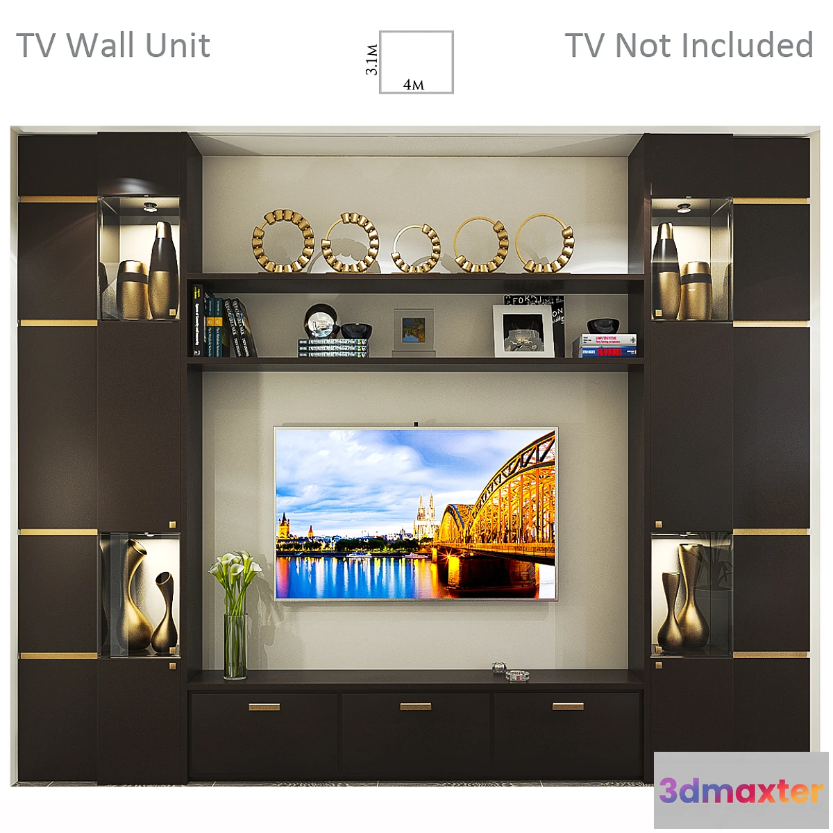 648739 - TV WALL UNIT 3