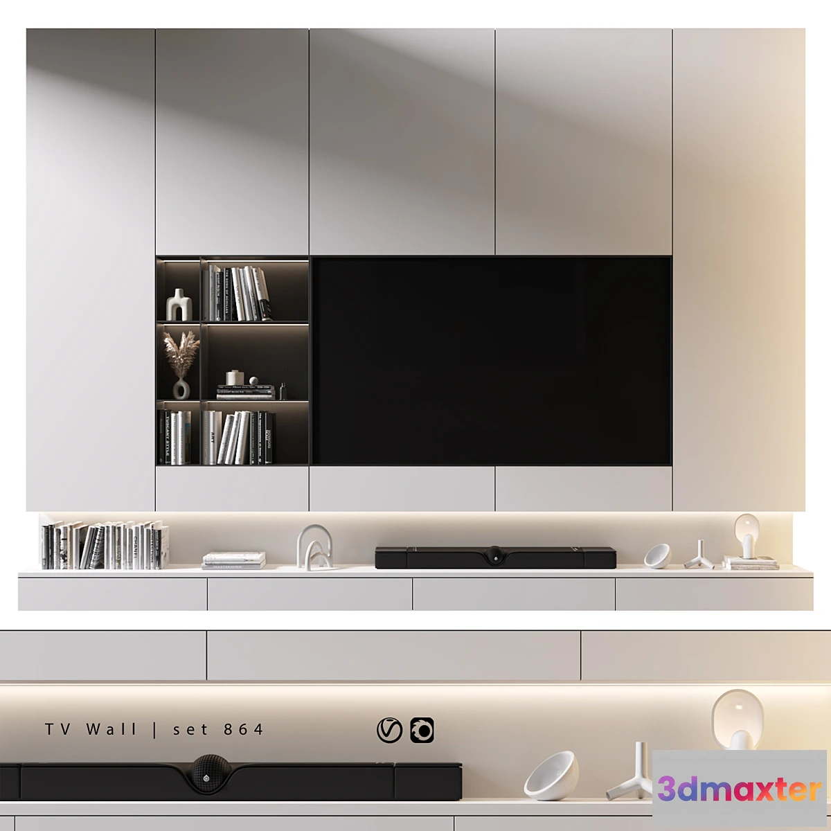 700868 - TV Wall  set 864