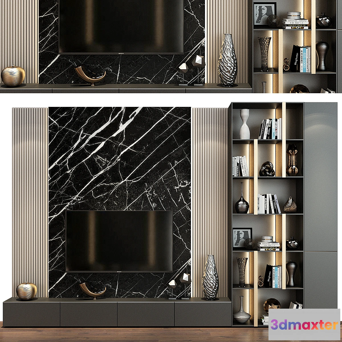 700976 - TV Wall  set a2