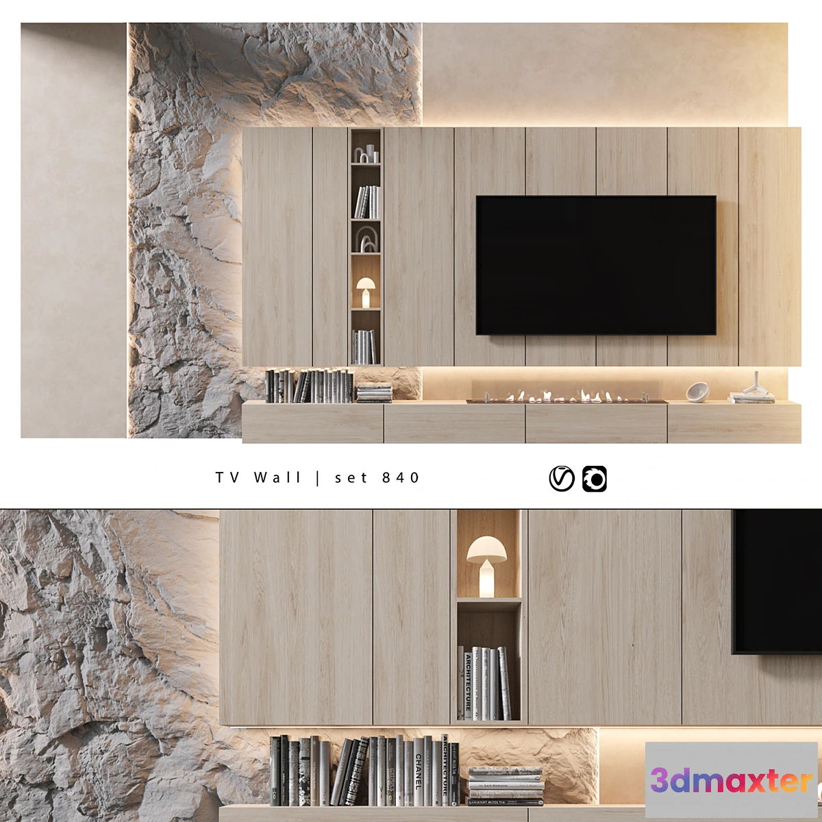 701044 - TV Wall  set 840