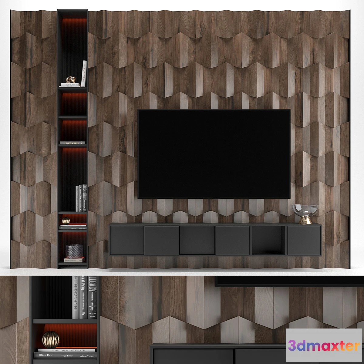 701064 - Tv Wall 022 wood