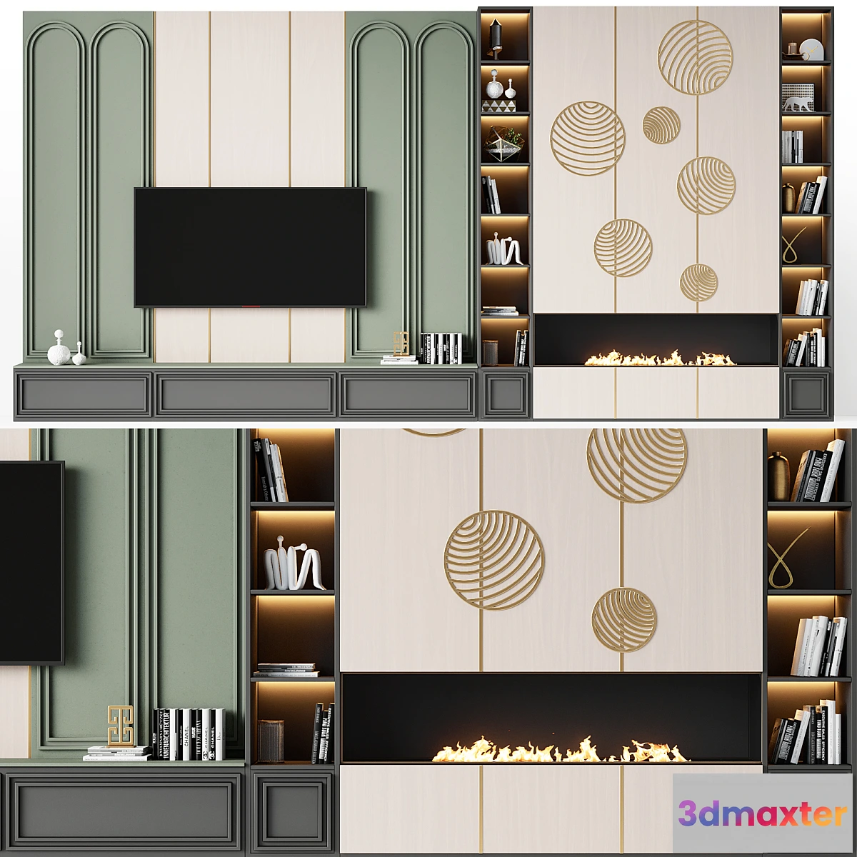 701130 - TV wall modern 92