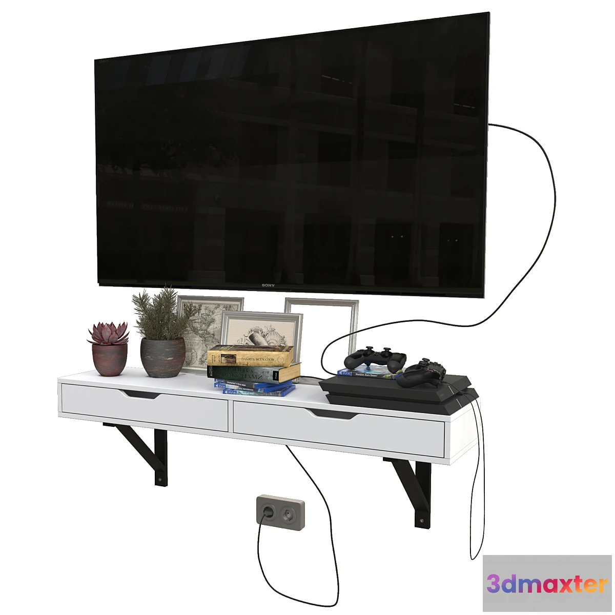 725374 - TV set with playstation 4 - No.2