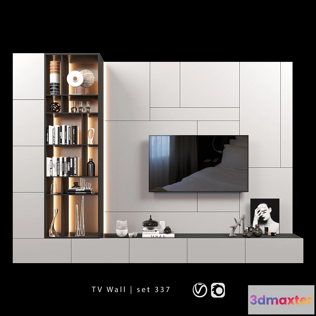763961 - TV Wall  set 337