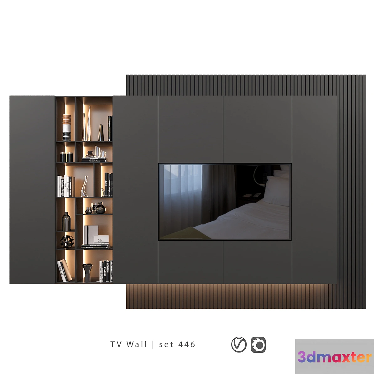 764161 - TV Wall  set 446 - No.3