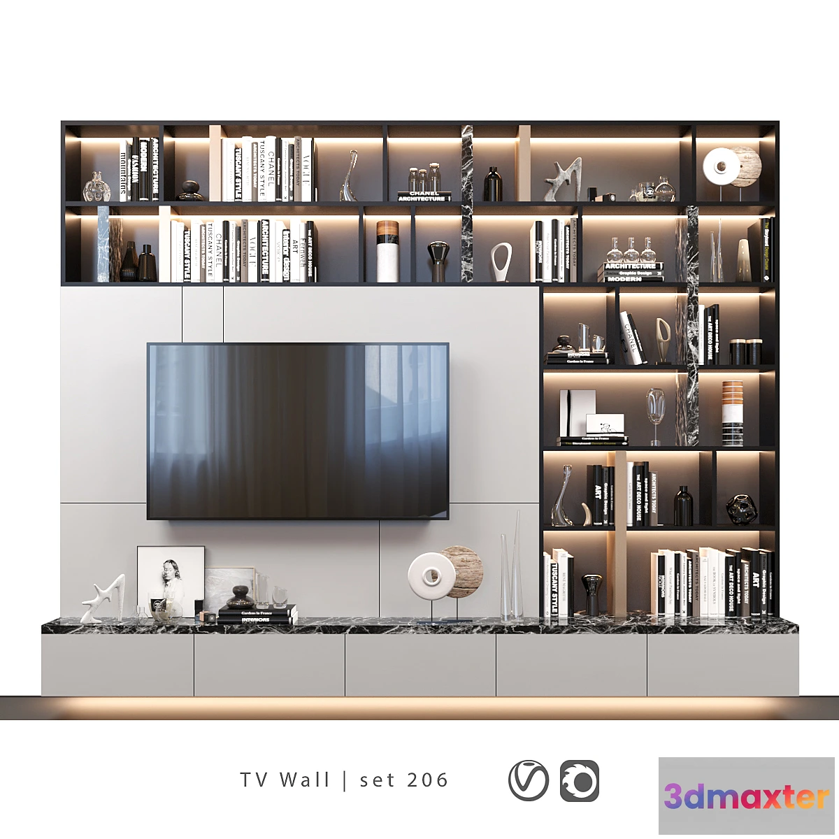 764181 - TV Wall  set 206