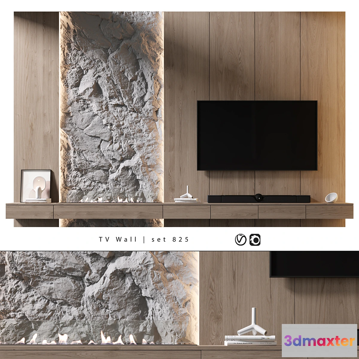 764199 - TV Wall  set 825 - No.2