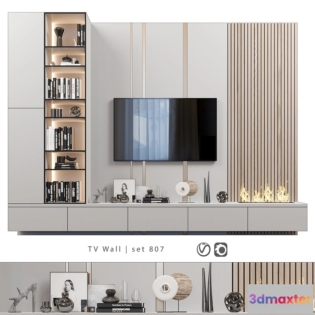 764235 - TV Wall  set 807 - No.3