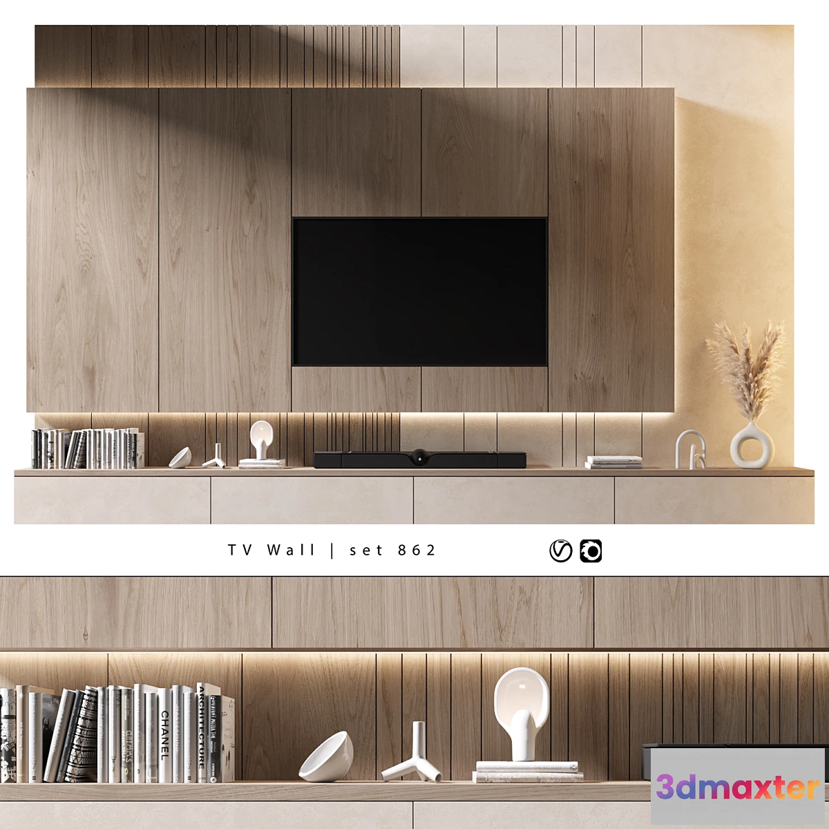 764281 - TV Wall  set 862