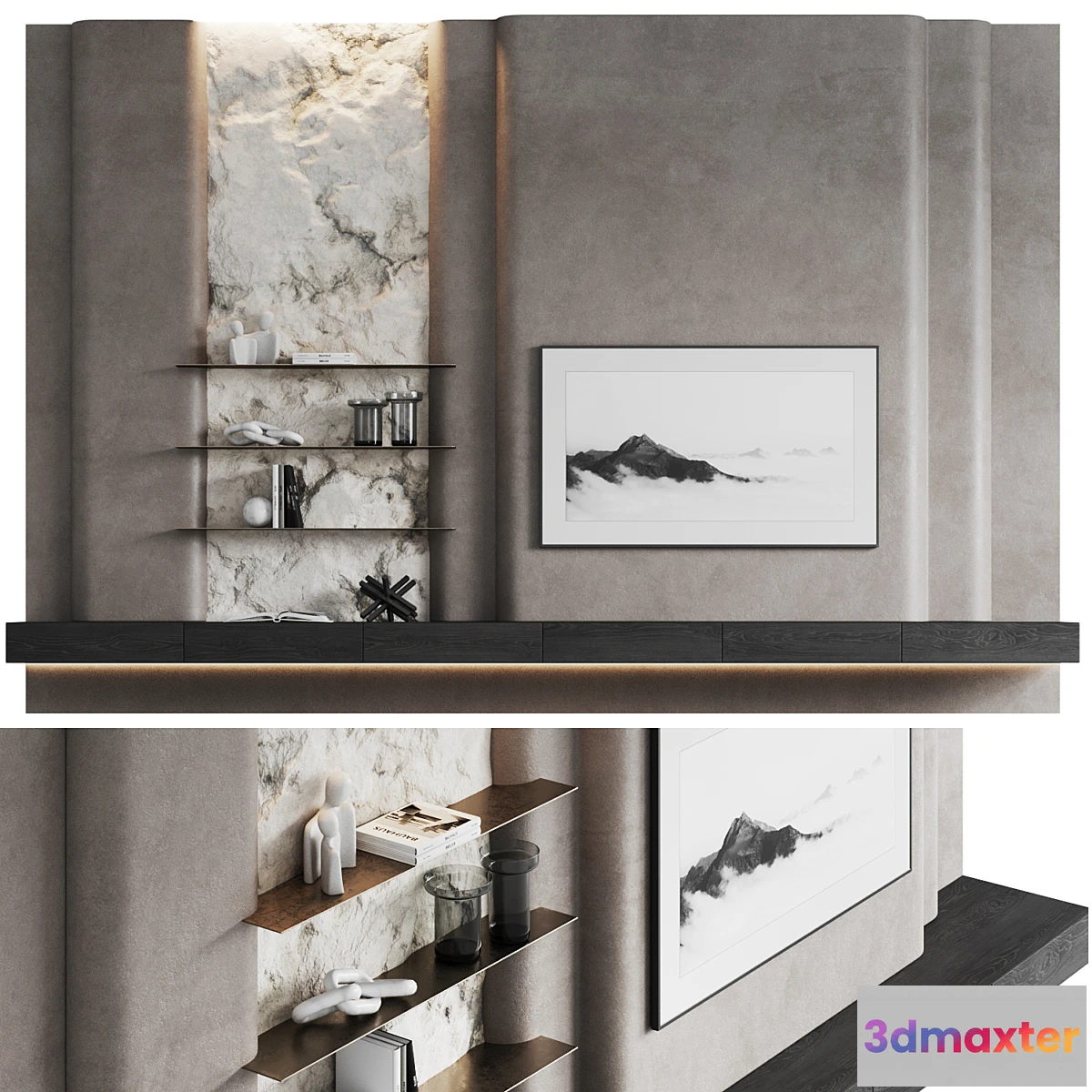 783230 - Monolithic TV wall - No.2