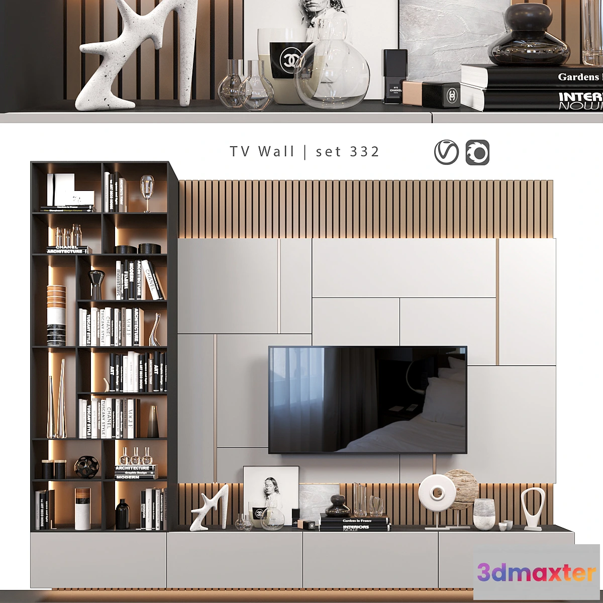 788020 - TV Wall  set 332