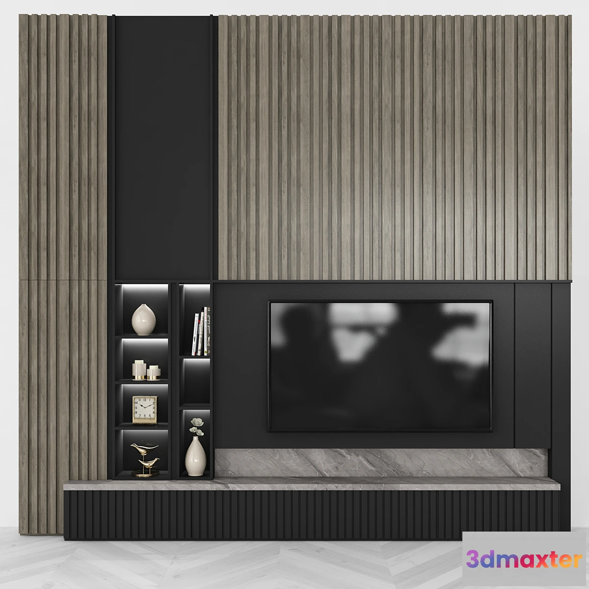 838144 - Modern TV Wall set43 - No.3