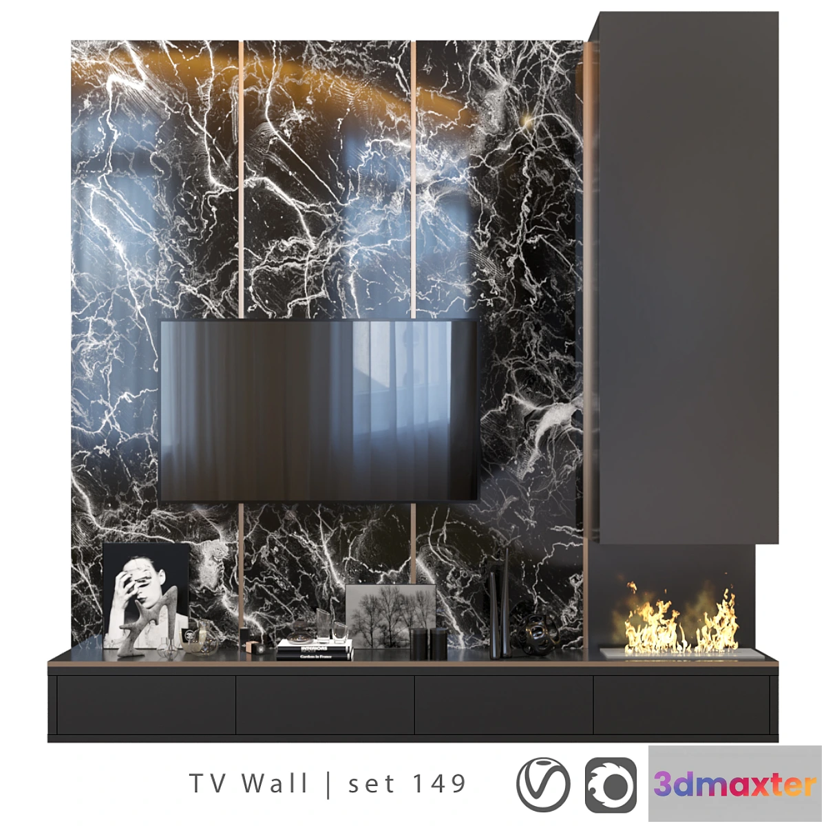 838154 - TV Wall  set 149 - No.3
