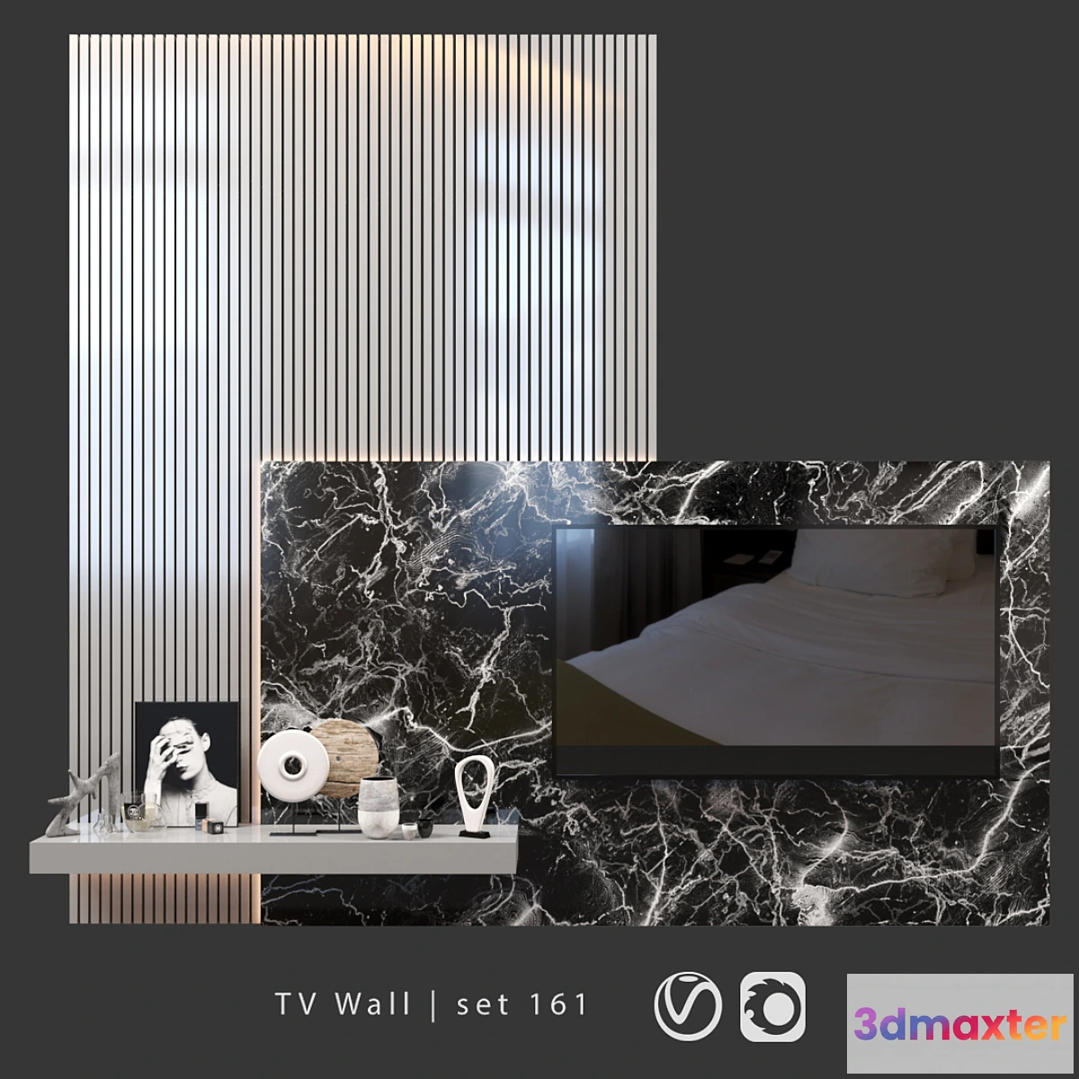 838170 - TV Wall  set 161 - No.3
