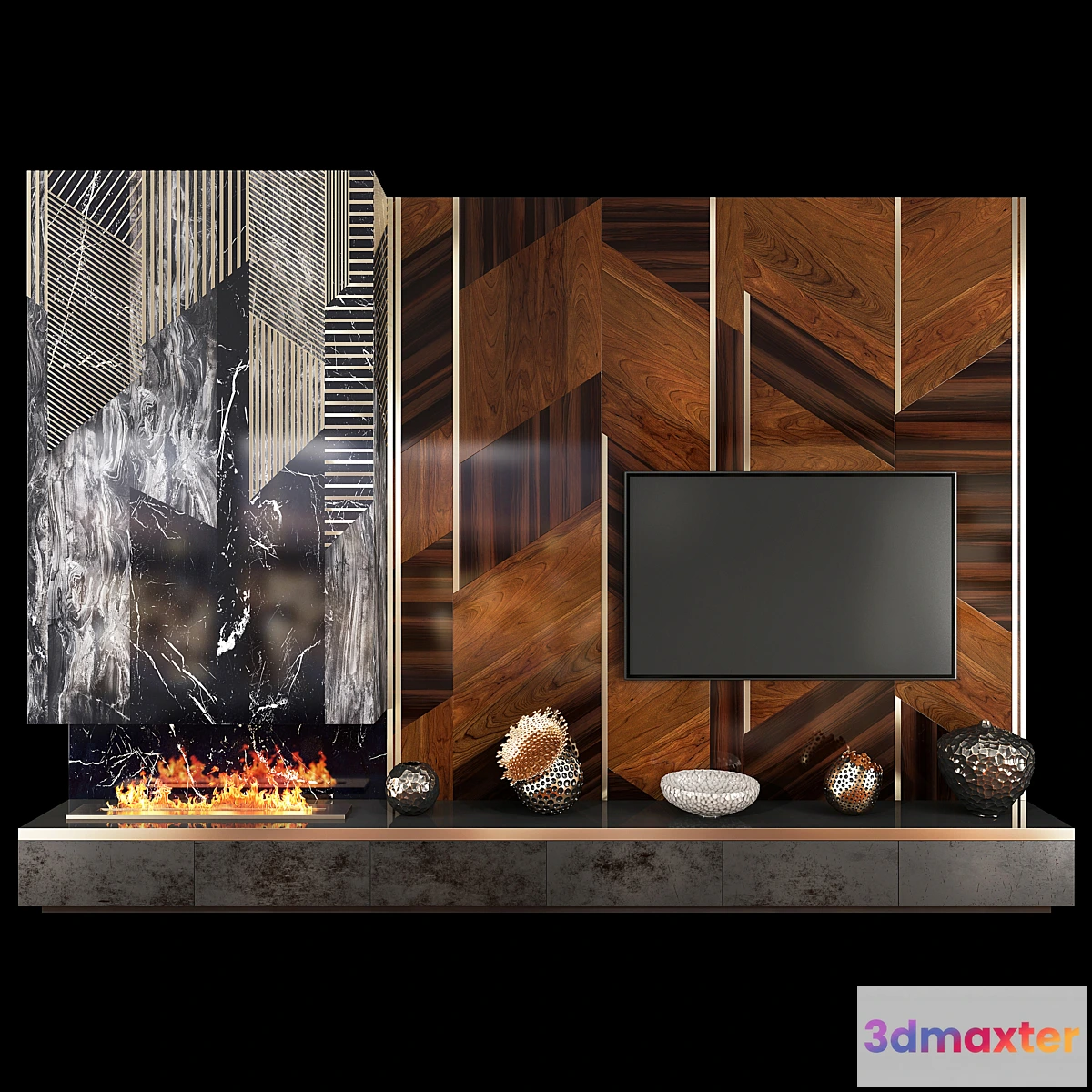 838376 - TV Wall Units set 04 - No.3