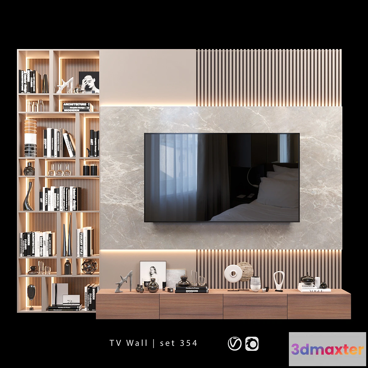 843351 - TV Wall  set 354 - No.5