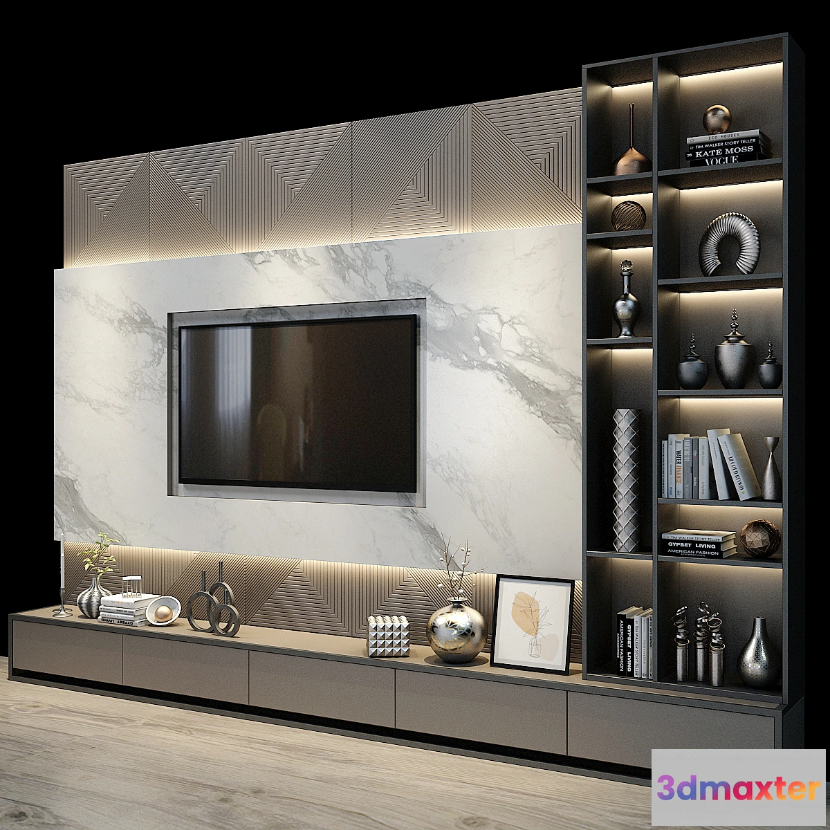 857741 - TV Wall set 0330 - No.4