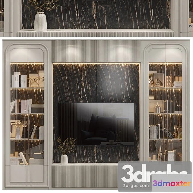 974908 - Neoclassical TV Wall 018