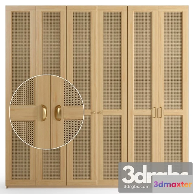 1042152 - Rattan cabinet