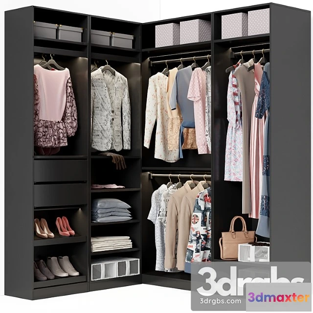 1042352 - Wardrobe ikea pax corner