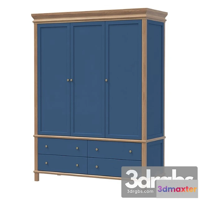 1042390 - Wardrobe three-leaf jules verne