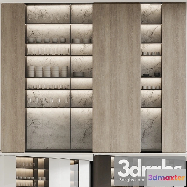 1042412 - Wardrobe with dishes 005