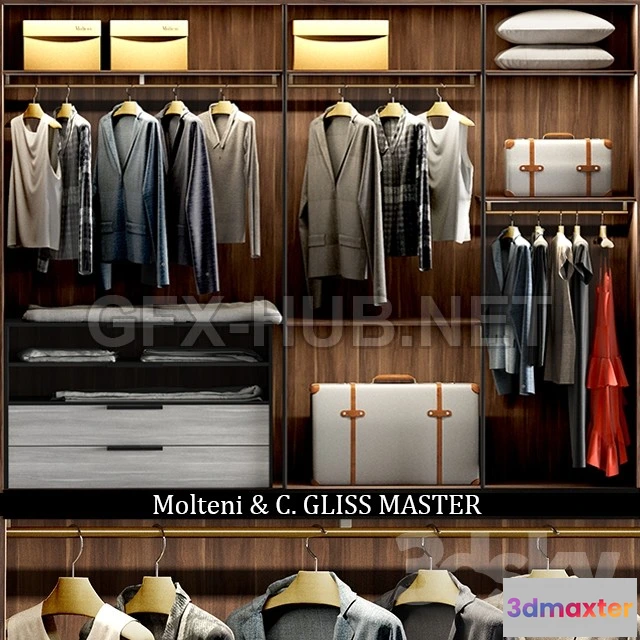 1087204 - MOLTENI  C. GLISS MASTER Wardrobe - 220761