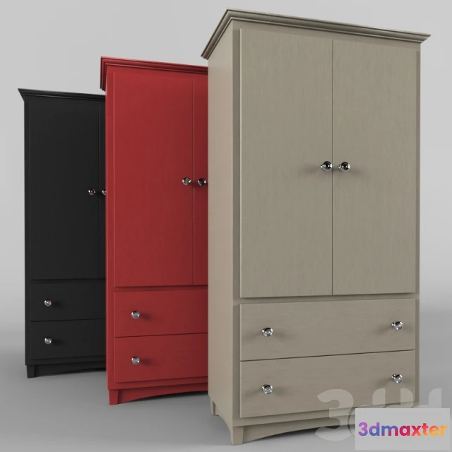 1092330 - Sonoma Armoire Wooden Wardrobe Storage - 225887