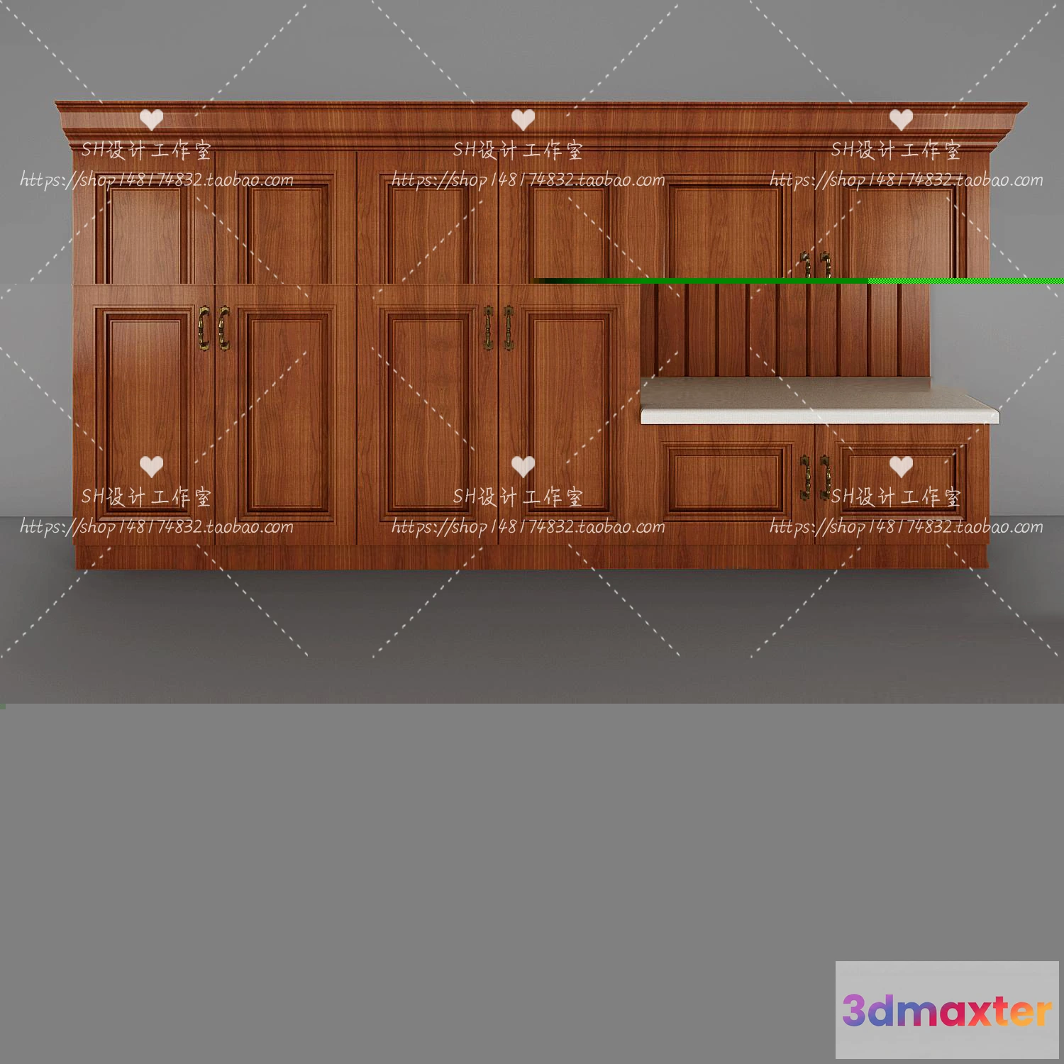 1136872 - Wardrobe Shoe - Clothes Cabinets - Wardropes - 3D Models - 0057