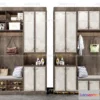 1137314 - Wardrobe Shoe - Clothes Cabinets - Wardropes - 3D Models - 0278