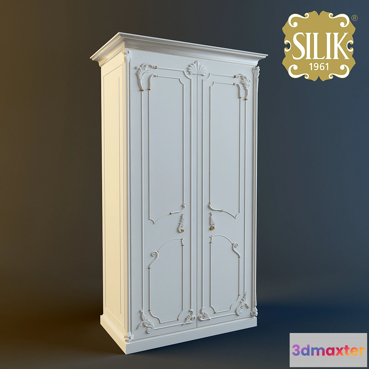 1268552 - Wardrobe Larissa Silik 2 flap 3D Max