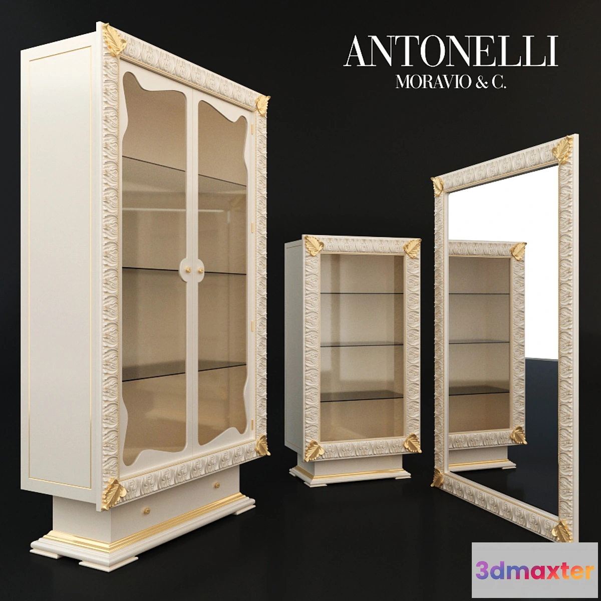 1279608 - Storefronts and mirror Antonelli Moravio 3D Max