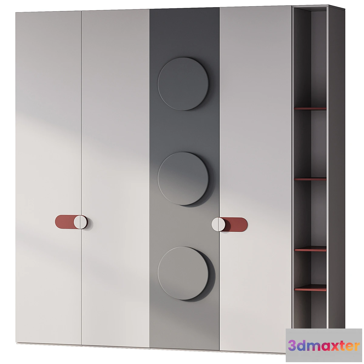 1299660 - 91 Wardrobe Composition with shelves 3D Max