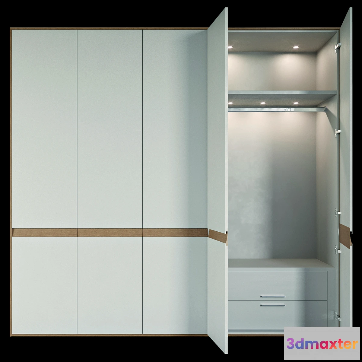 1302776 - Lunis wardrobe by Hulsta 3D Max