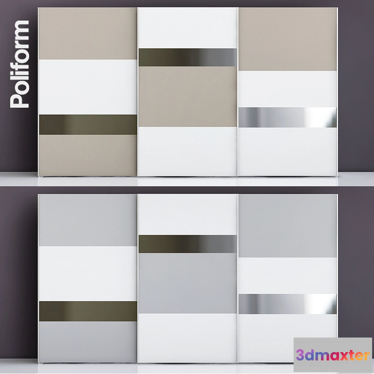 1312555 - Poliform Madison cupboard 3D Max