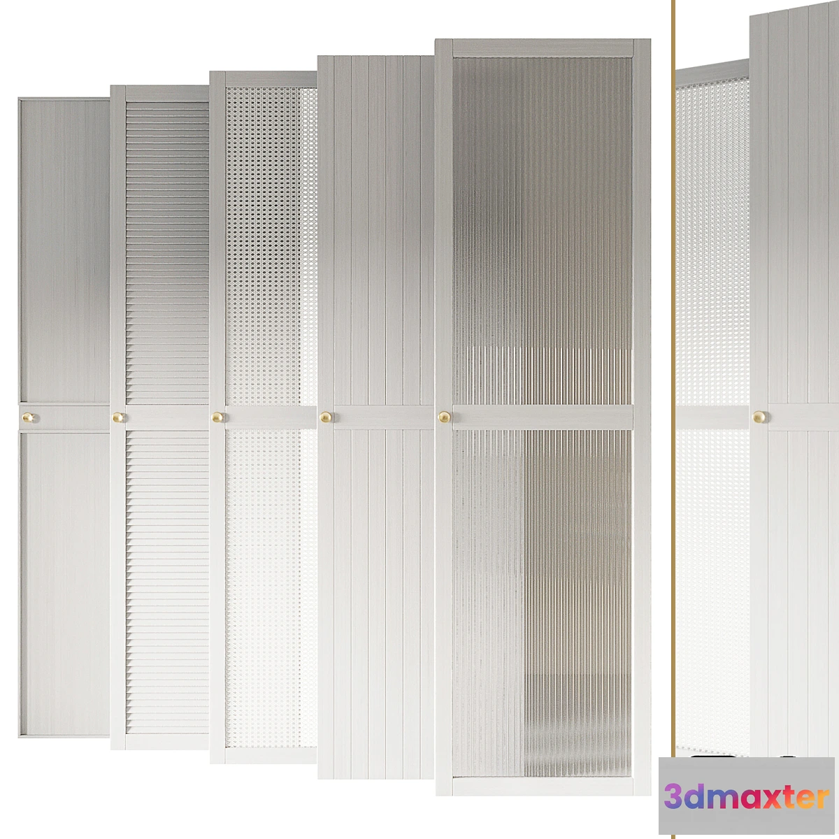 1324983 - Waredrobe light doors collection 3D Max