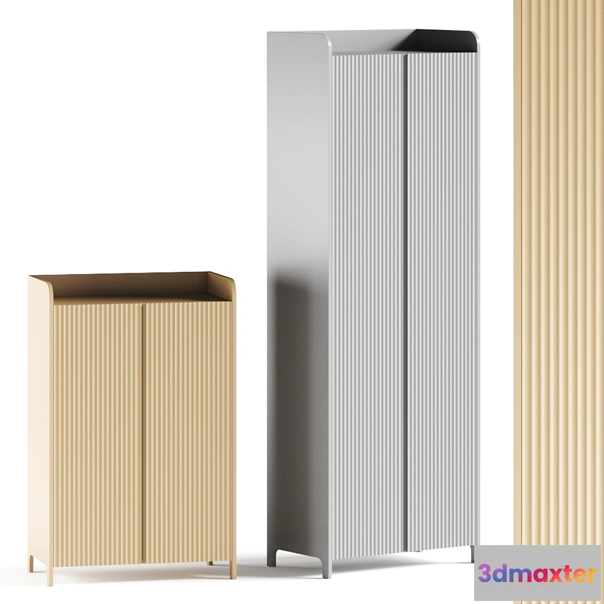 1327964 - Ferm Living Sill Cupboards 3D Max