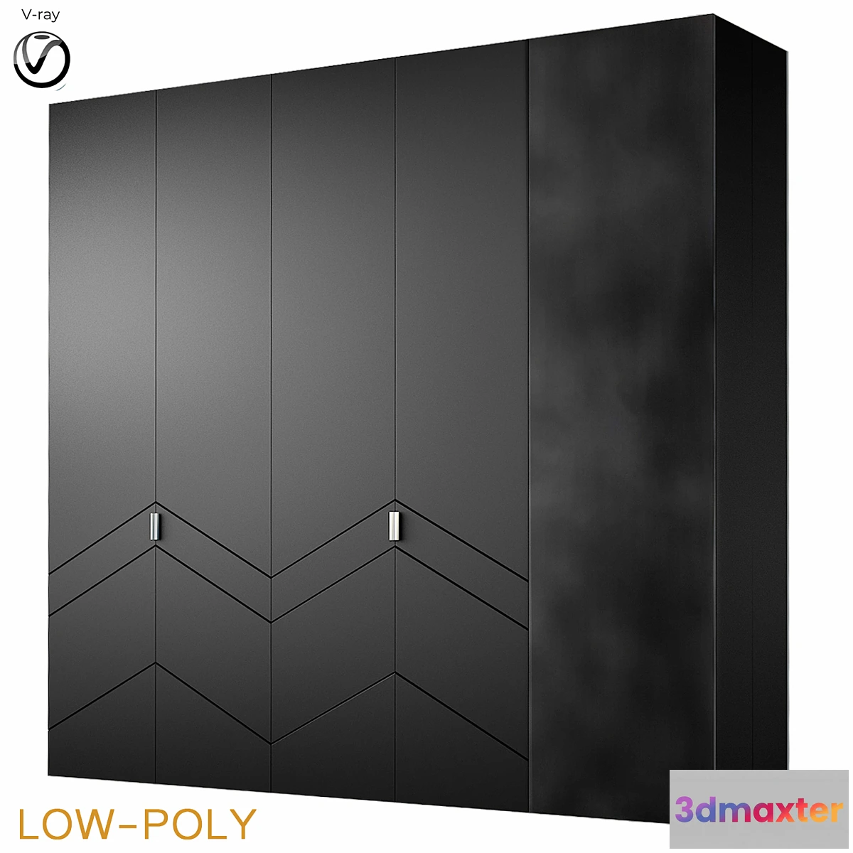 1328754 - Archemy designs wardrobe (low poly) 3D Max