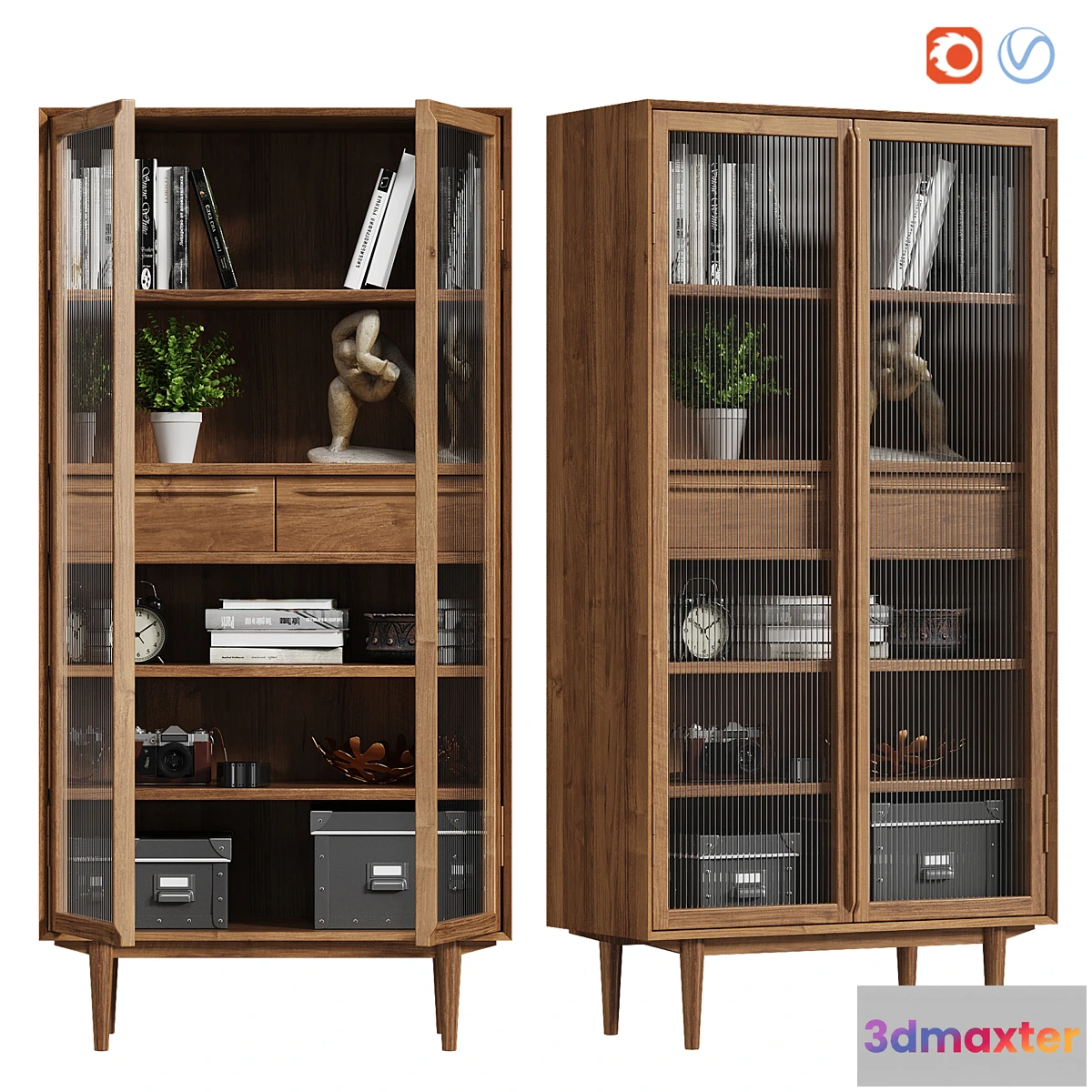 1330408 - Buffet display case Bruni Pushe 3D Max
