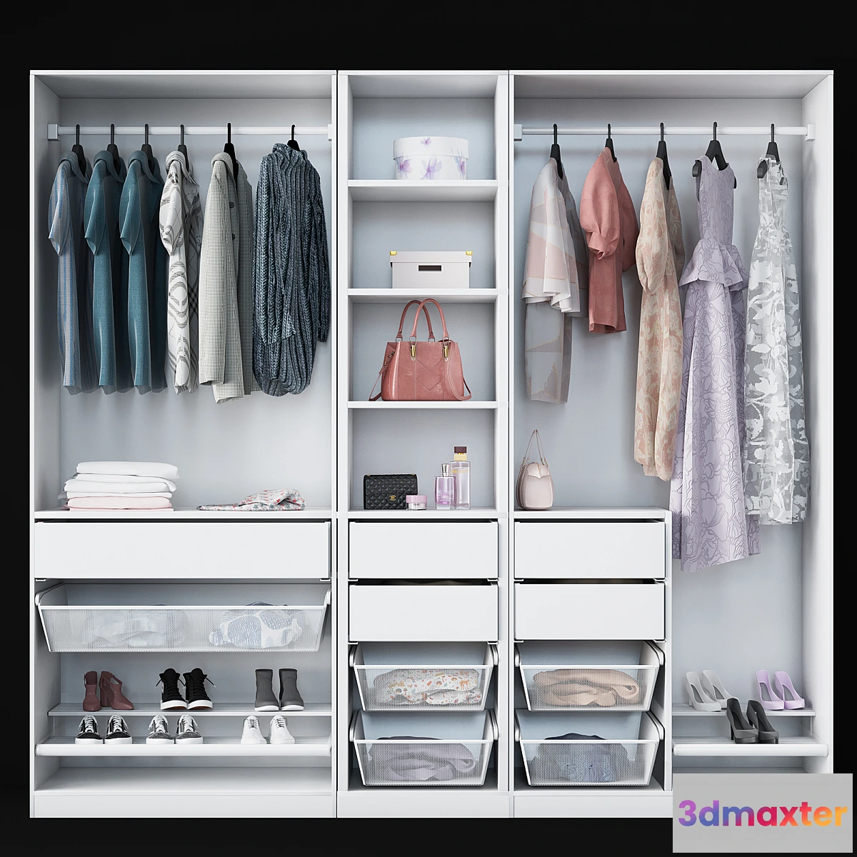 1332164 - Wardrobe Ikea Pax 3D Max