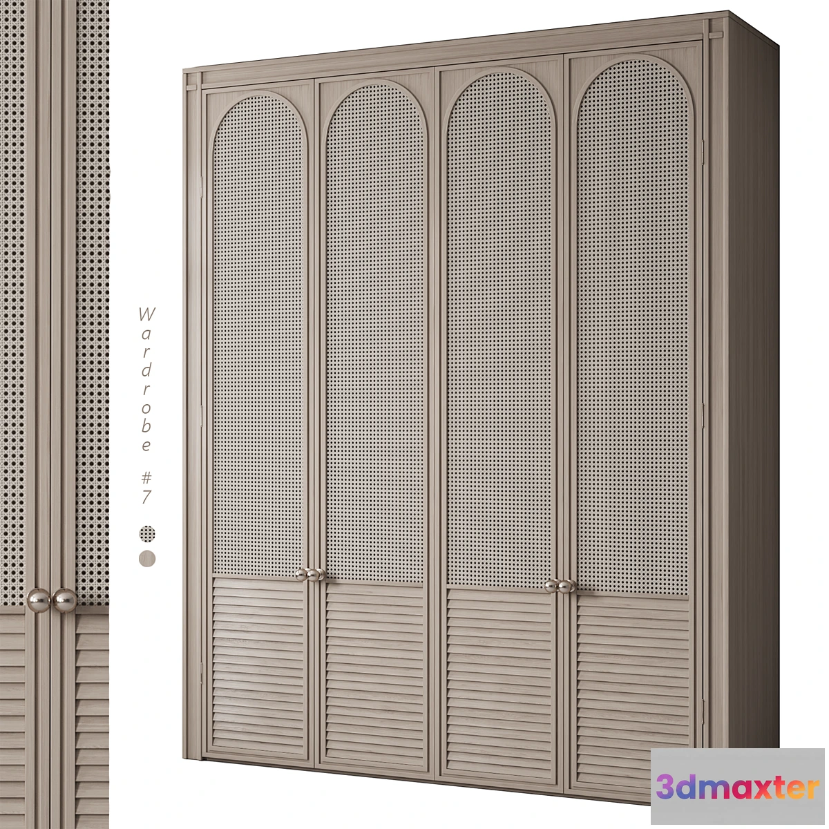 1352938 - Wardrobe Rattan No. 7 3D Max