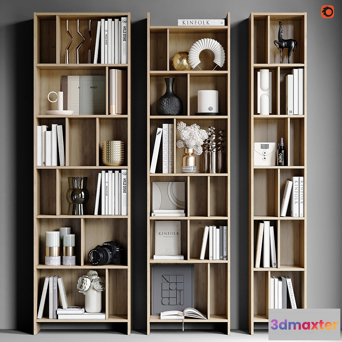 1353258 - Wardrobes BOLIA House Bookcases - No.2 3D Max